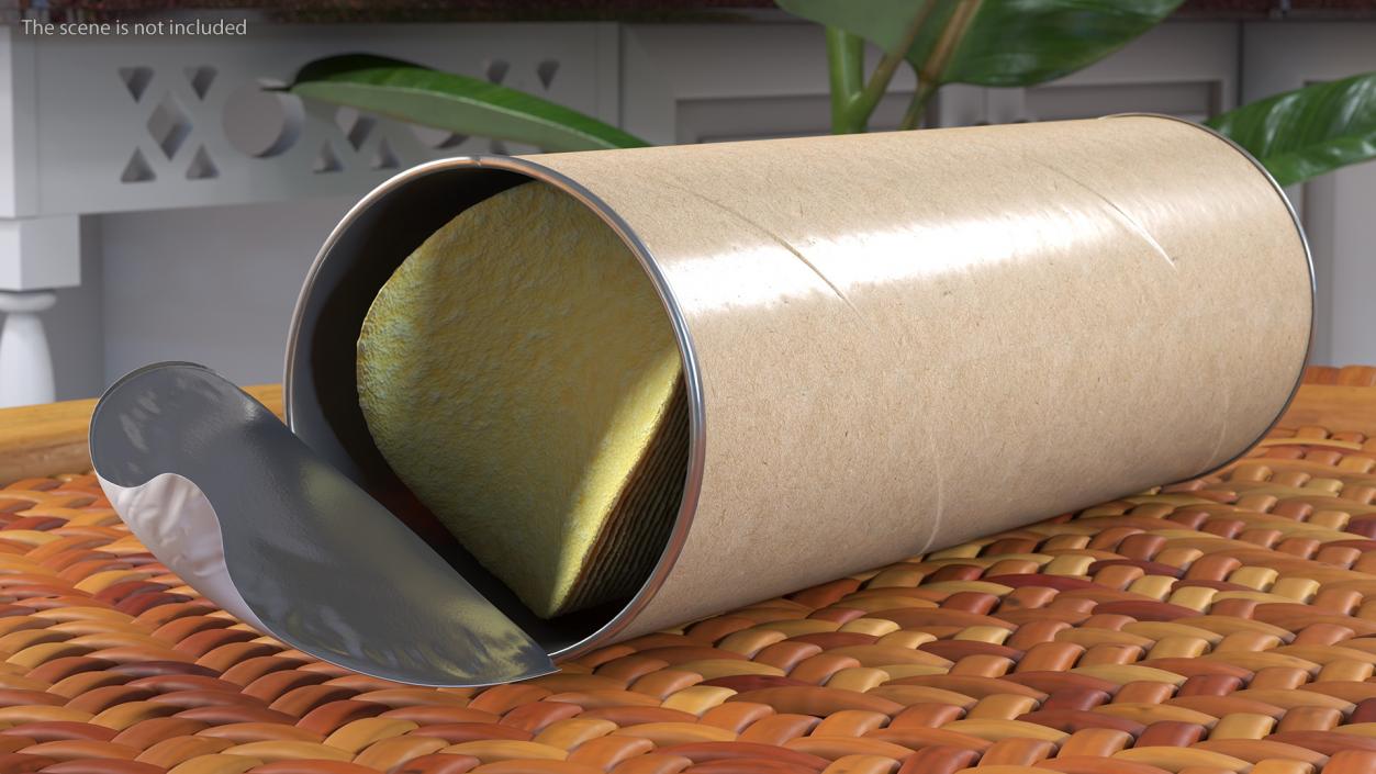 3D Open Paper Tube with Chips