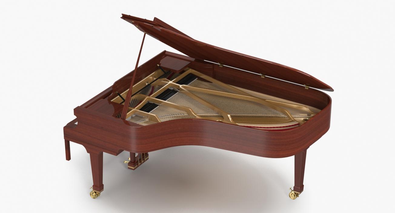 3D Keyboard Instruments 3D Models Collection