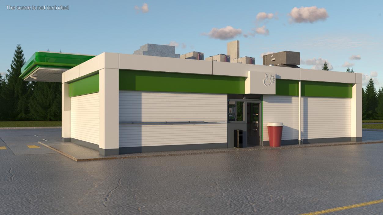 3D Petrol Stations Collection 2 model