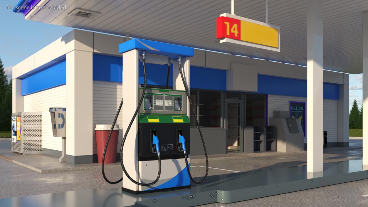 3D Petrol Stations Collection 2 model