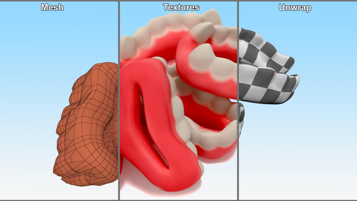 Double Teeth Gummy Candies Batch 2 3D model