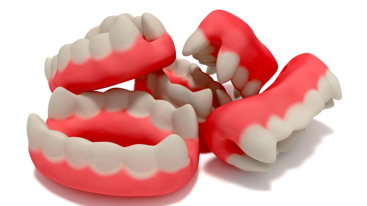 Double Teeth Gummy Candies Batch 2 3D model