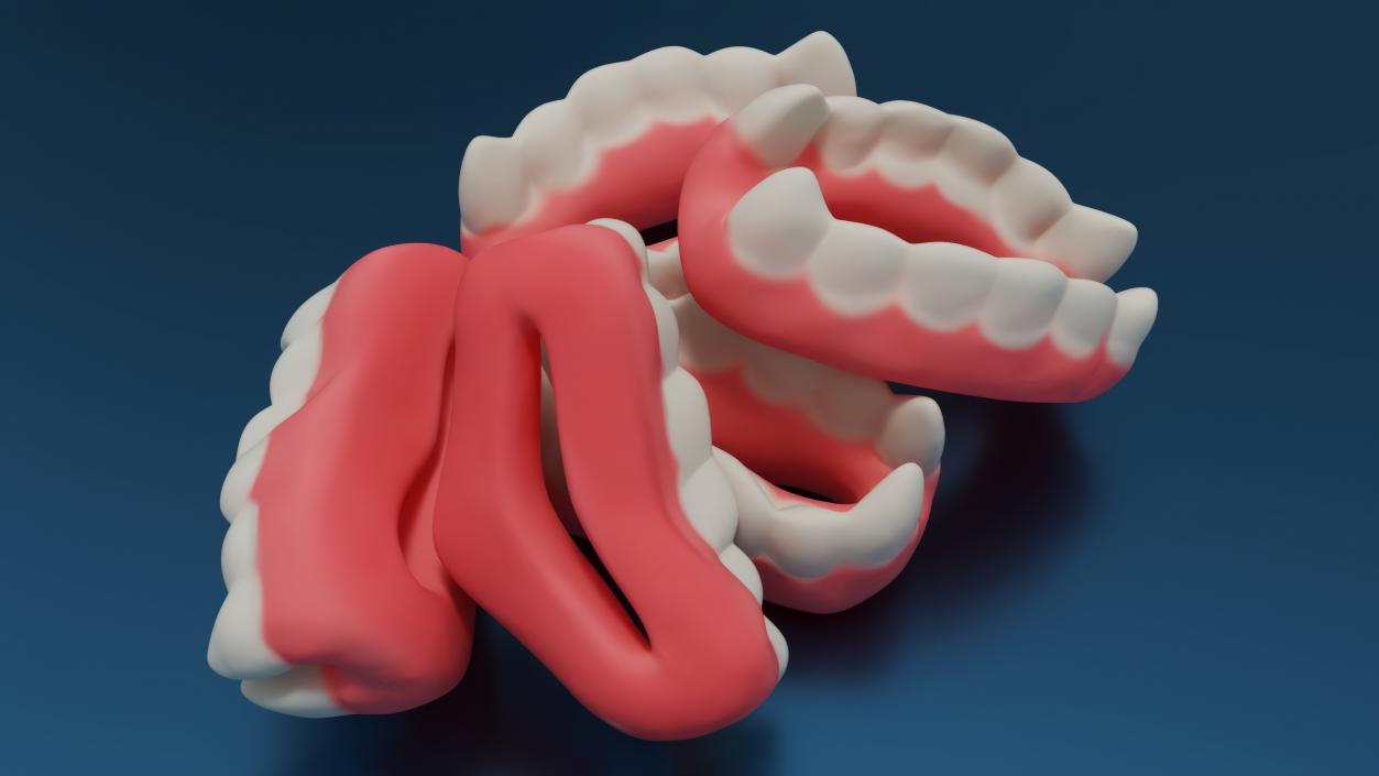 Double Teeth Gummy Candies Batch 2 3D model