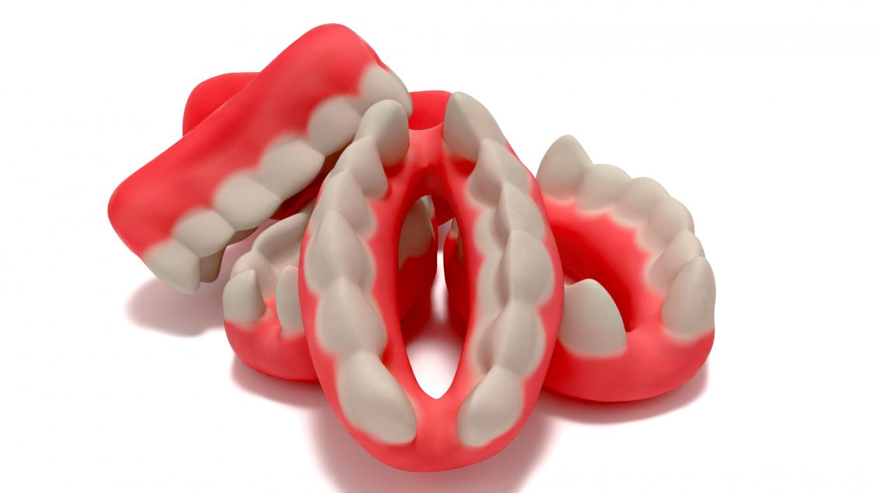 Double Teeth Gummy Candies Batch 2 3D model