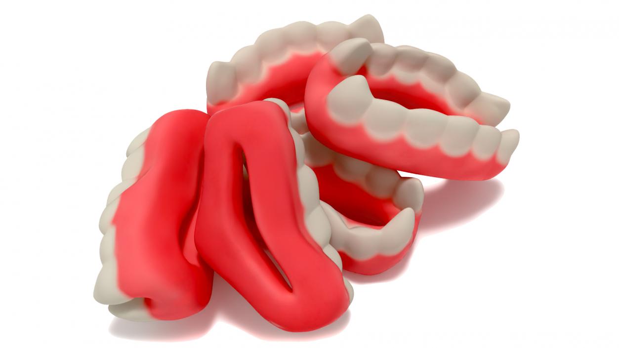 Double Teeth Gummy Candies Batch 2 3D model