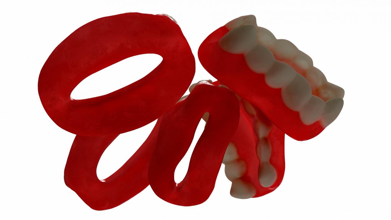 Double Teeth Gummy Candies Batch 2 3D model