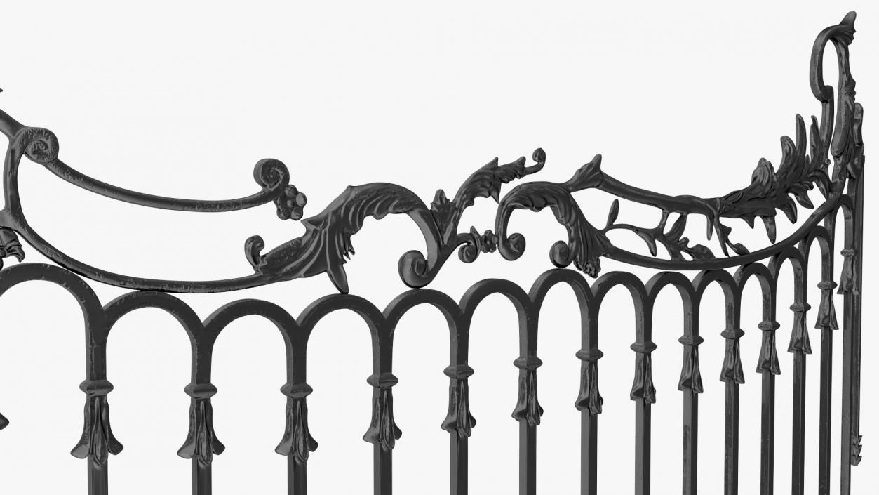 3D model Fence of Manneken Pis Fountain