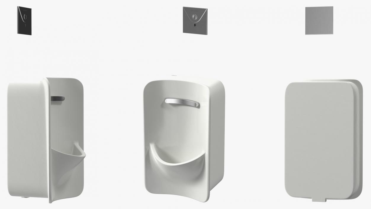 3D model American Standard Greenbrook Rear Spud Urinal