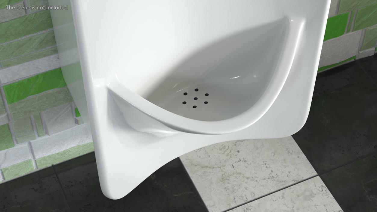 3D model American Standard Greenbrook Rear Spud Urinal