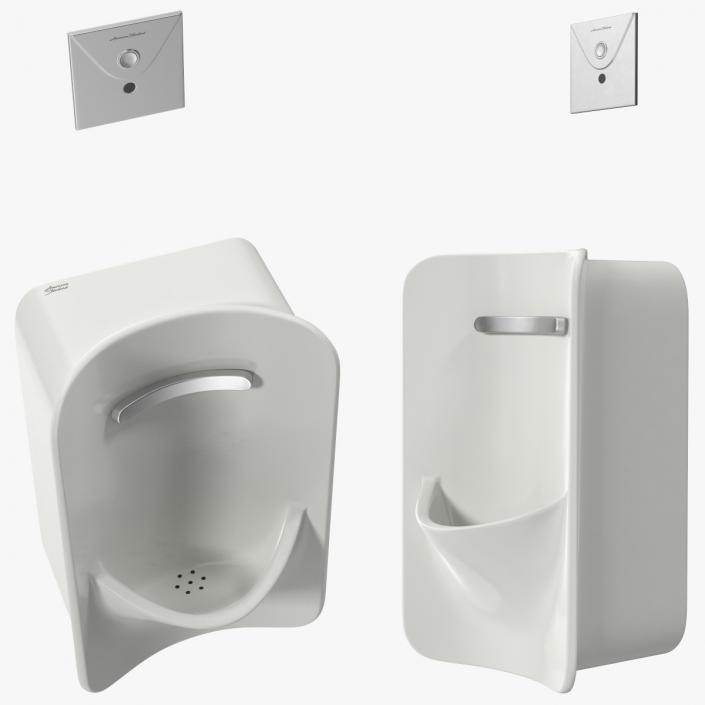 3D model American Standard Greenbrook Rear Spud Urinal