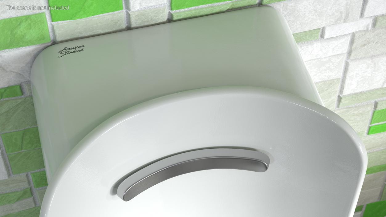 3D model American Standard Greenbrook Rear Spud Urinal