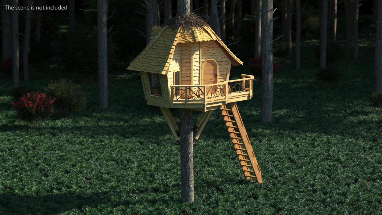 Wooden Playground Constructions Collection 3D