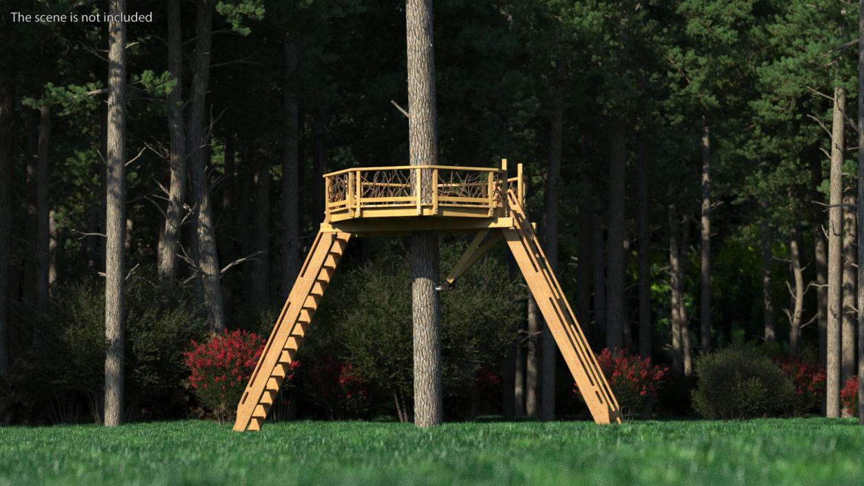 Wooden Playground Constructions Collection 3D