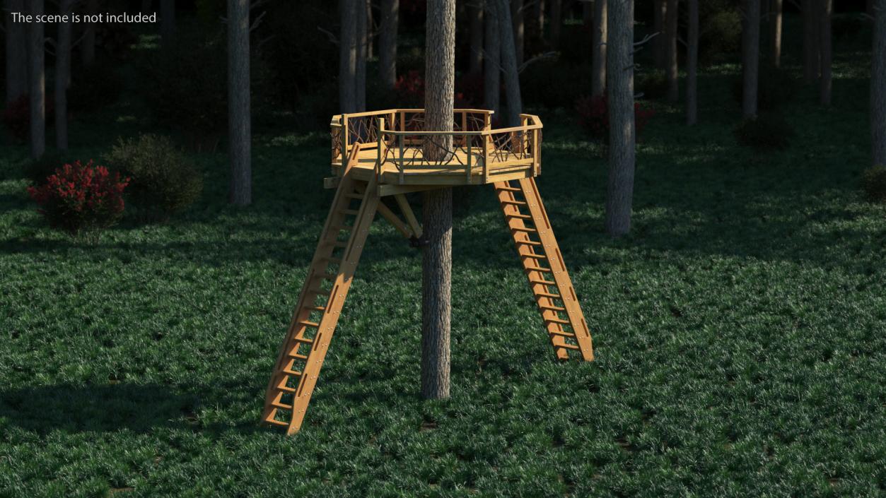 Wooden Playground Constructions Collection 3D