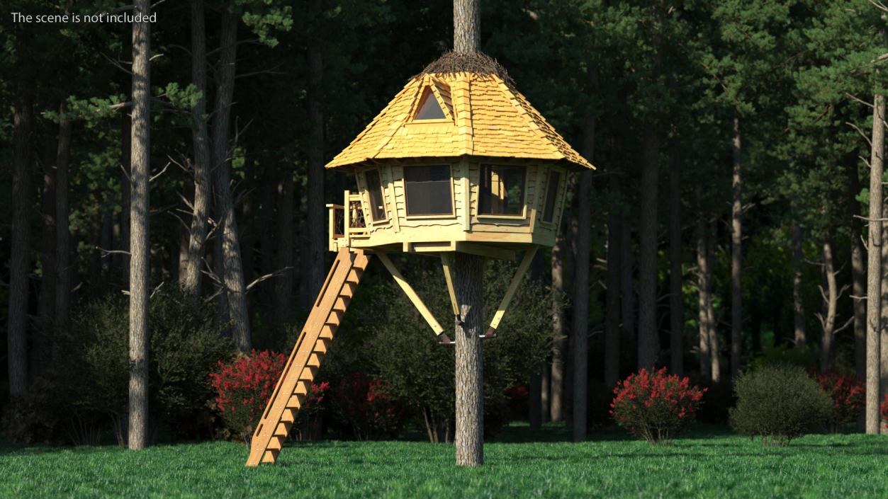 Wooden Playground Constructions Collection 3D