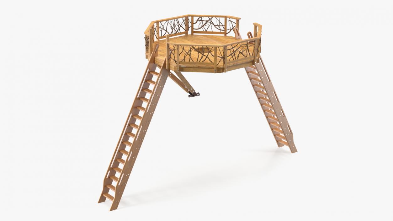 Wooden Playground Constructions Collection 3D