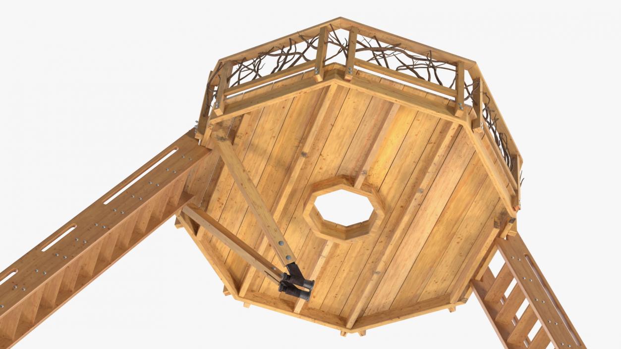 Wooden Playground Constructions Collection 3D