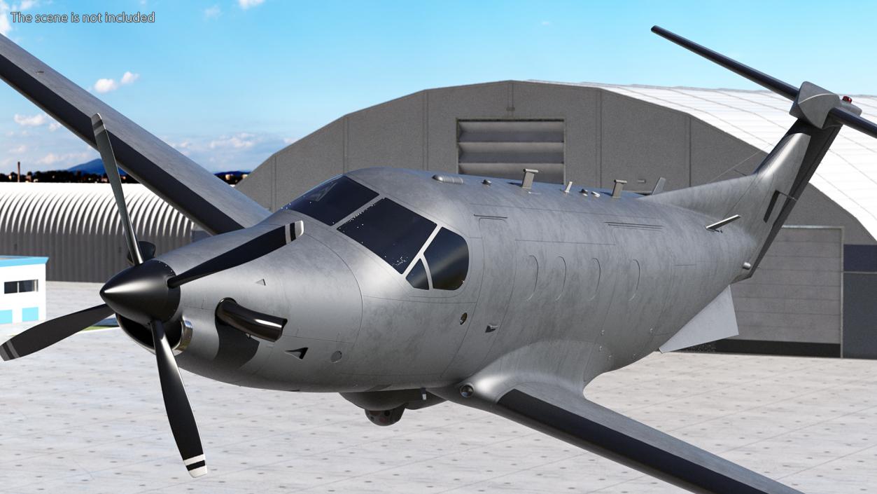 3D Special Operations Aircraft Draco model