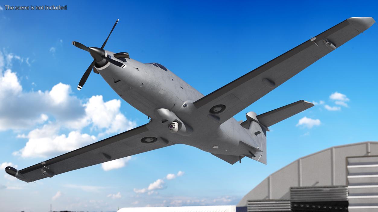 3D Special Operations Aircraft Draco model