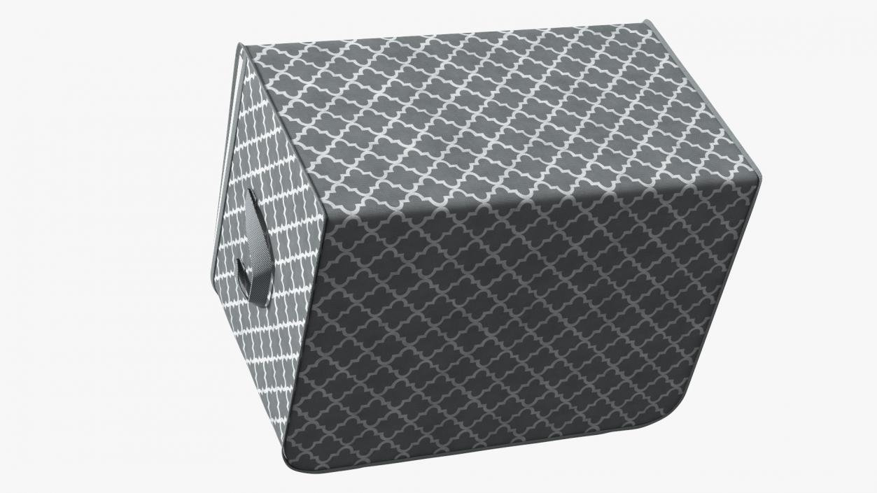 3D Clothes Storage Bin Foldable Grey model