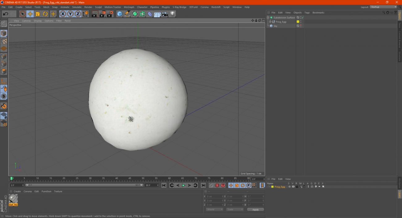 3D model Frog Egg