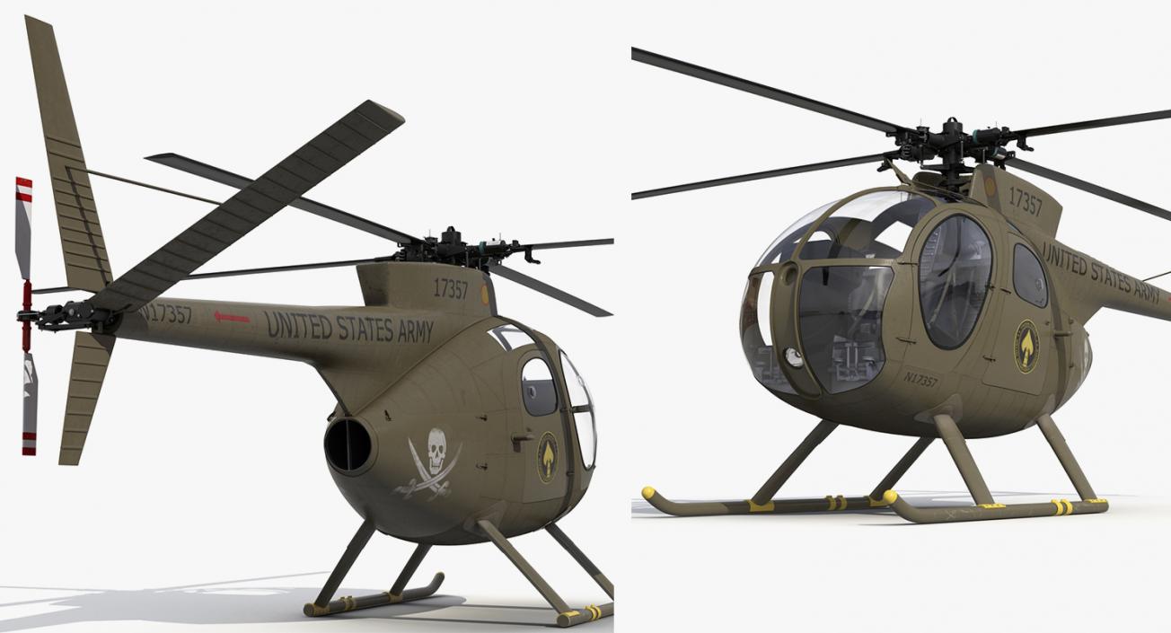 US Military Aircrafts Collection 3 3D model