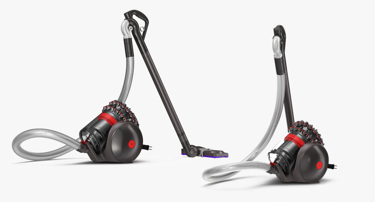 3D Dyson Big Ball Vacuum Cleaner Rigged