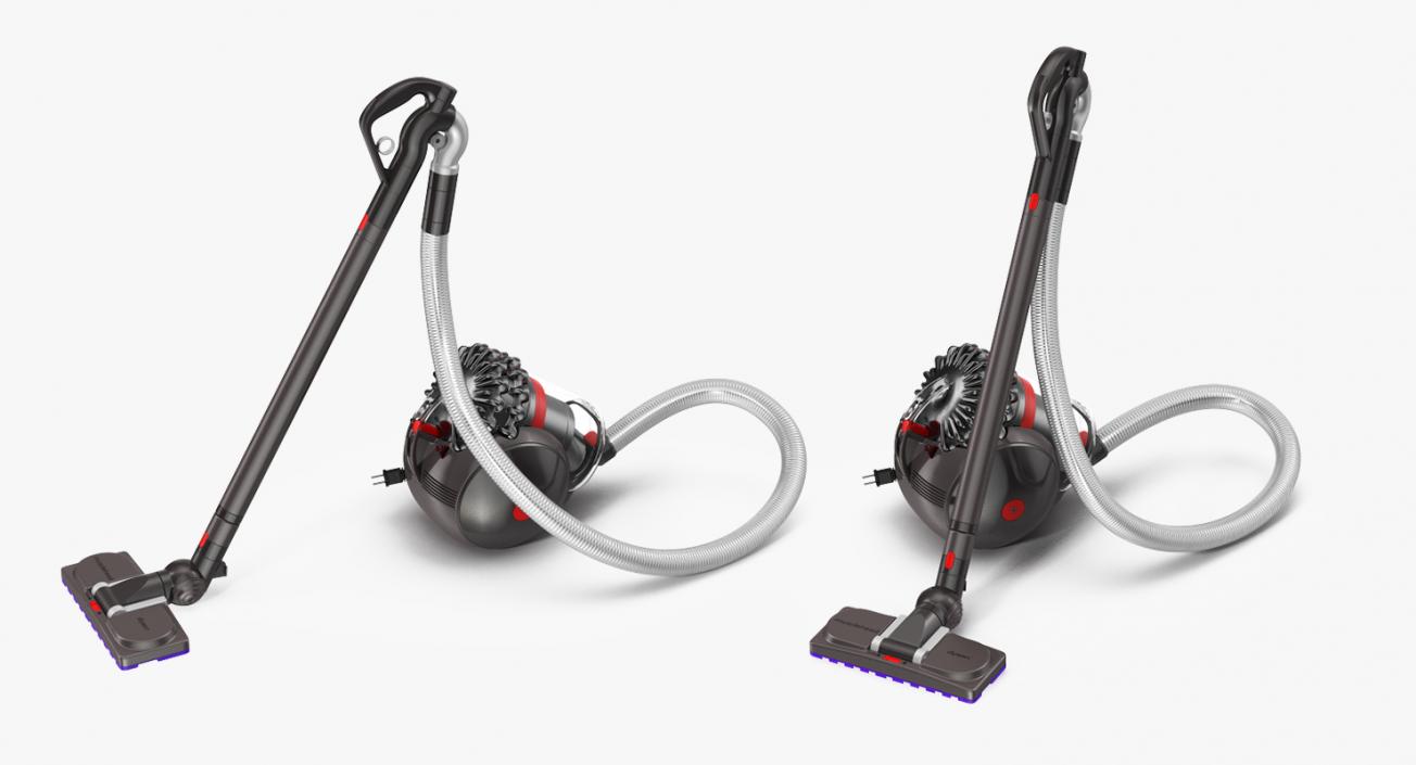 3D Dyson Big Ball Vacuum Cleaner Rigged