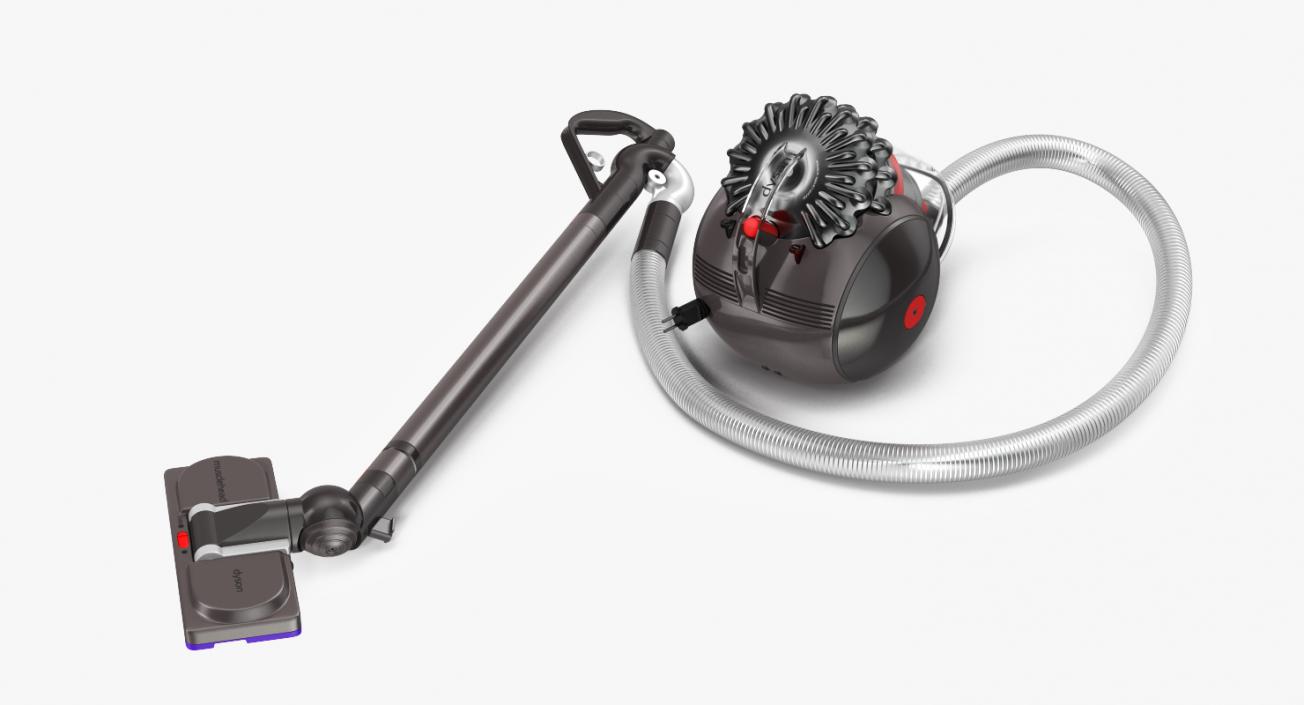 3D Dyson Big Ball Vacuum Cleaner Rigged