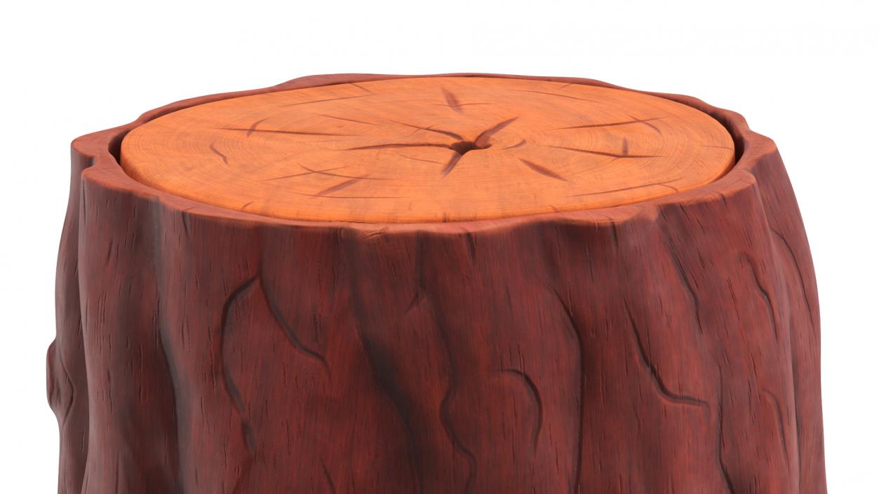 Cartoon Tree Stumps Collection 4 3D