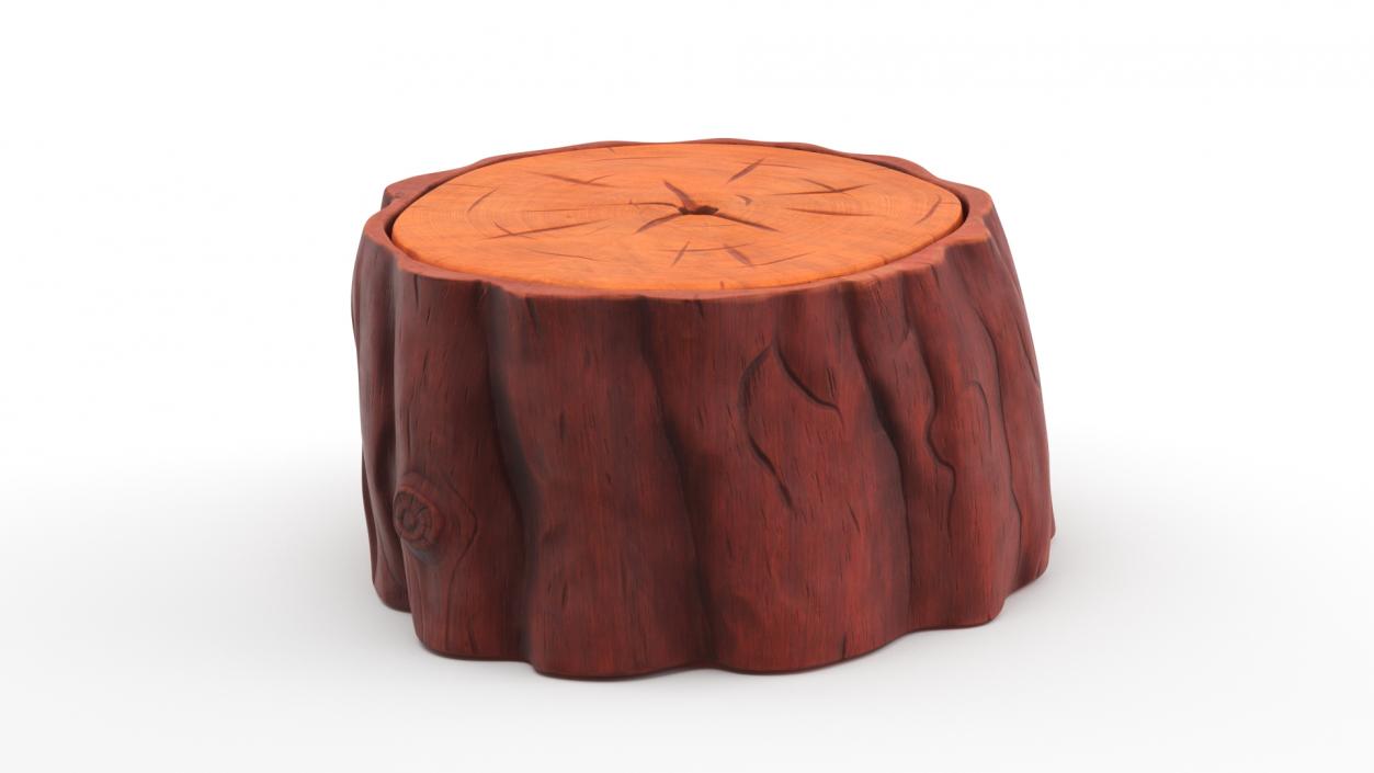 Cartoon Tree Stumps Collection 4 3D