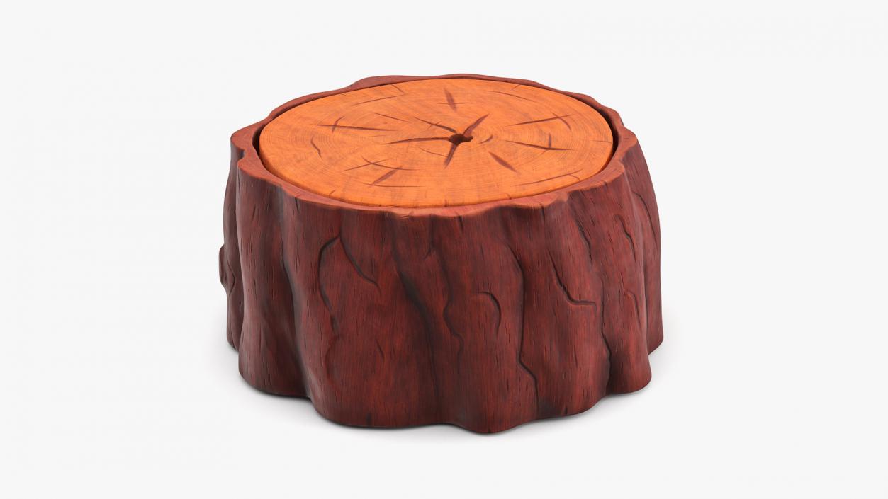 Cartoon Tree Stumps Collection 4 3D