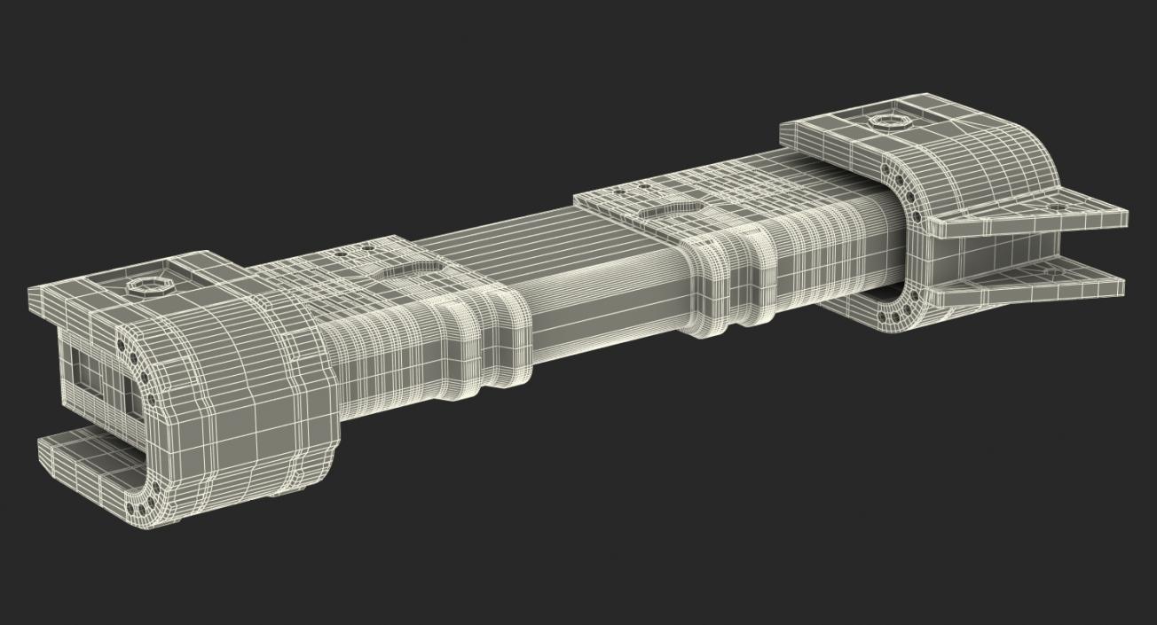 3D model Anodized Ram Hydraulic Cylinder 7 Sci-Fi