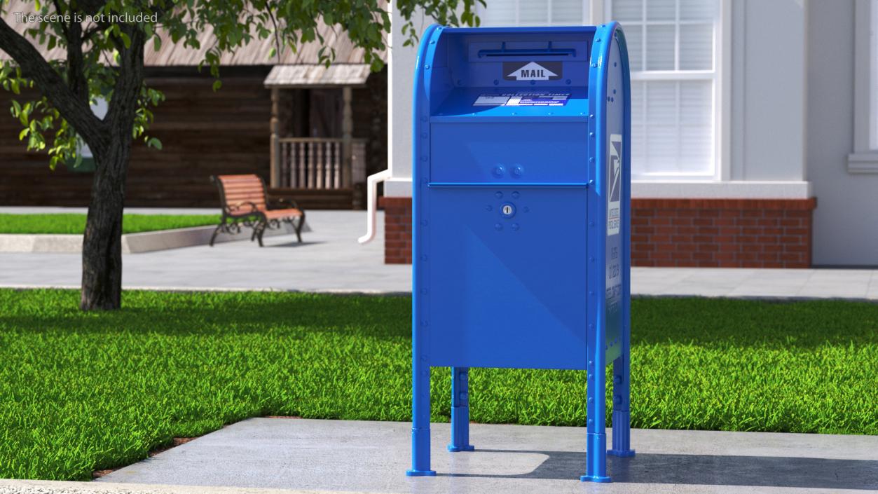 US Post Office dropbox 3D