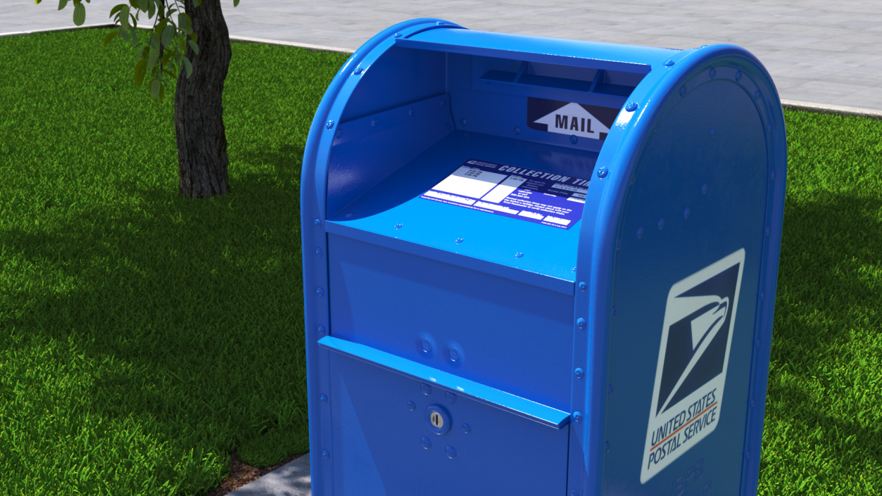 US Post Office dropbox 3D