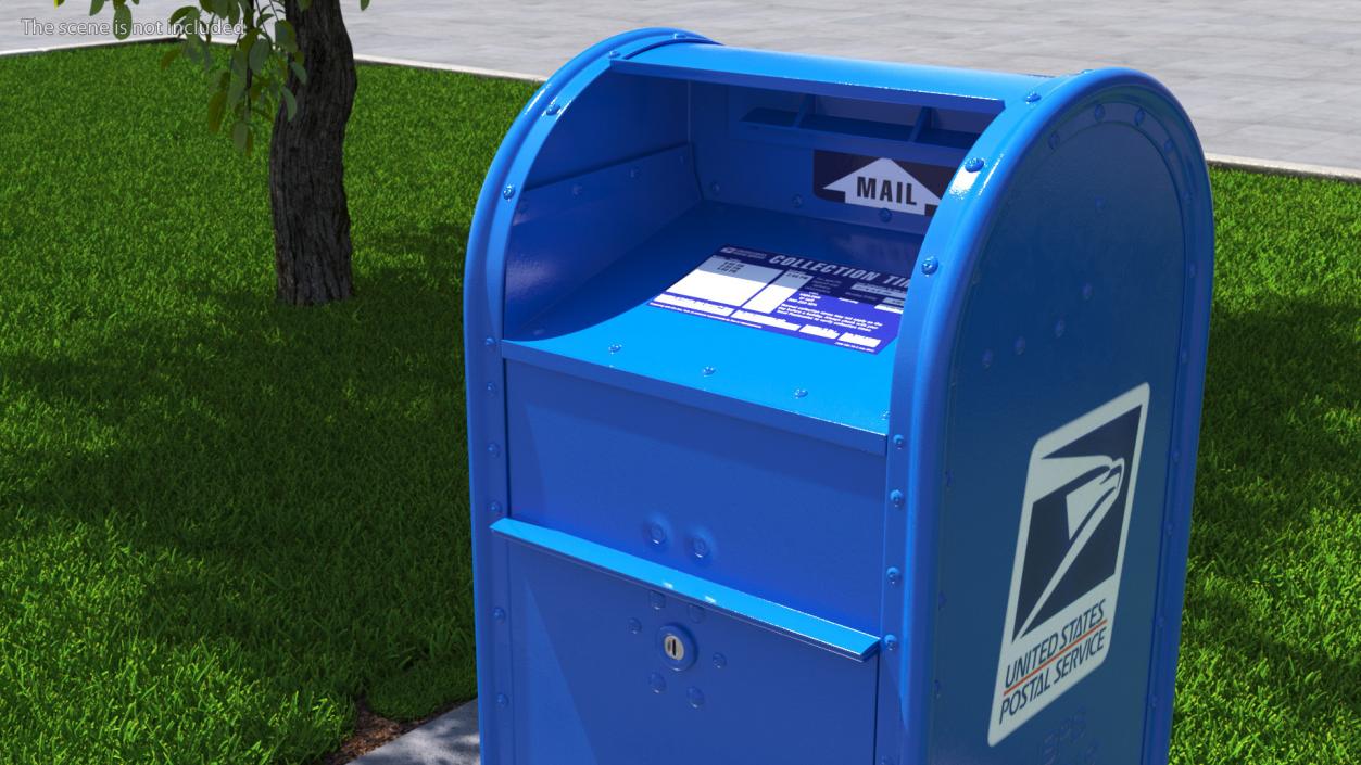 US Post Office dropbox 3D