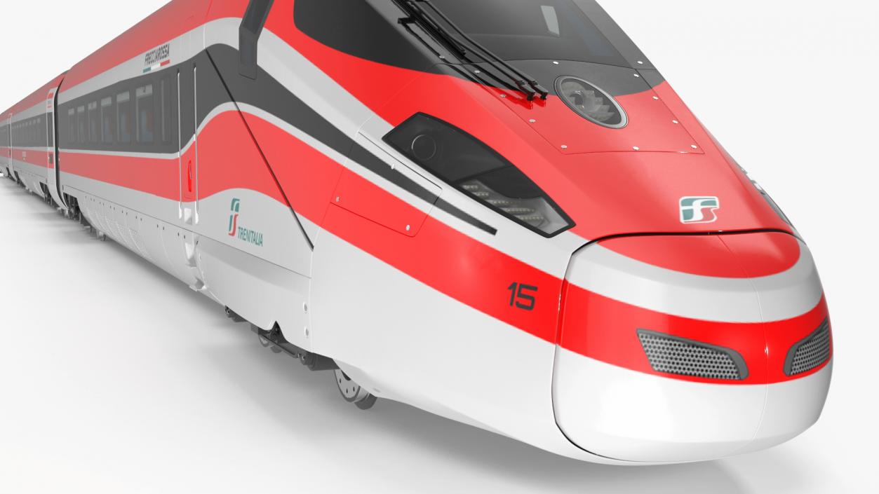 Frecciarossa 1000 High Speed Train 3D model