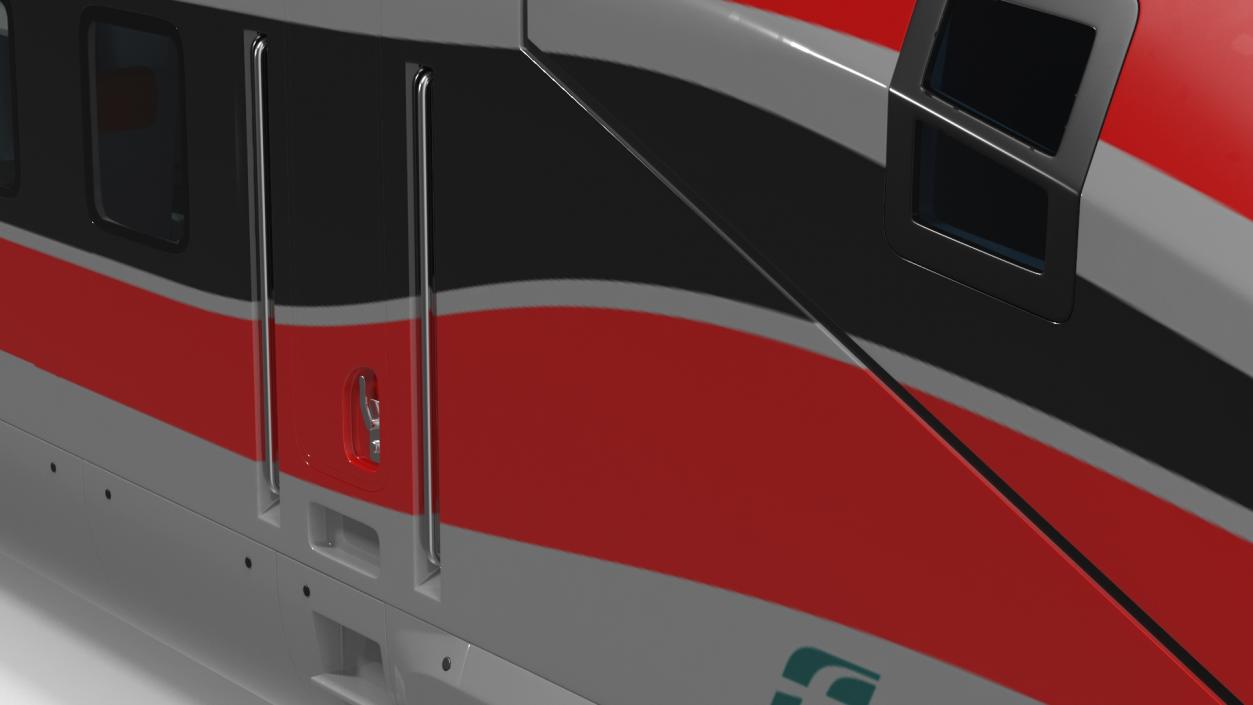 Frecciarossa 1000 High Speed Train 3D model