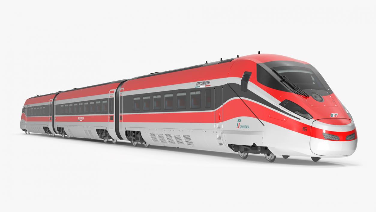 Frecciarossa 1000 High Speed Train 3D model