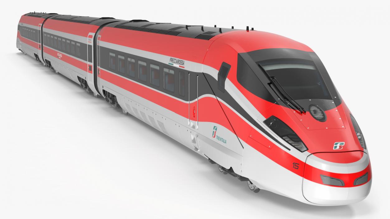 Frecciarossa 1000 High Speed Train 3D model