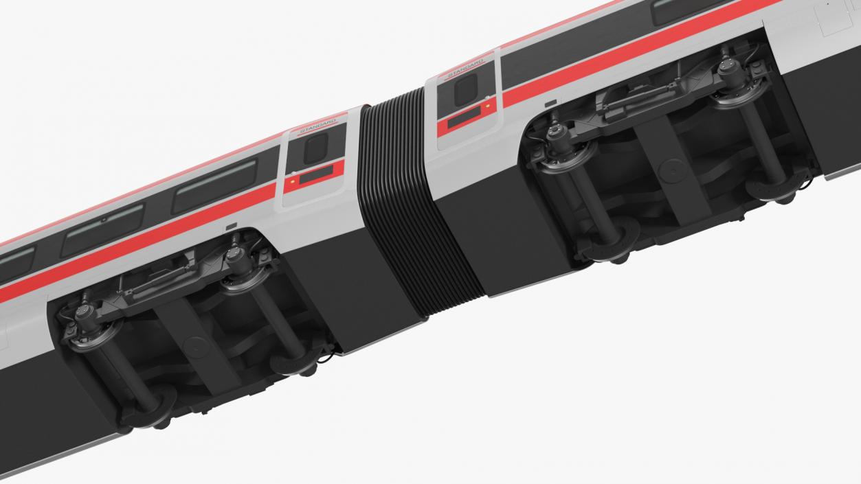 Frecciarossa 1000 High Speed Train 3D model