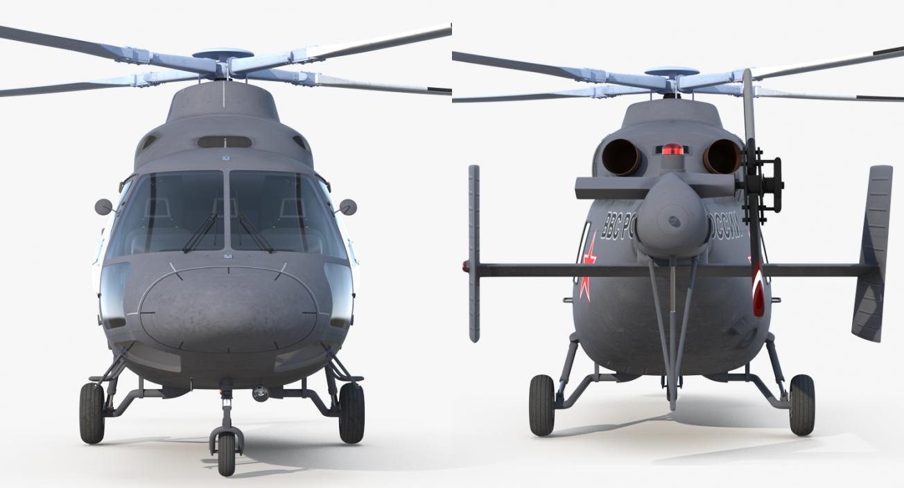 Russian Military Helicopters Collection 3D model