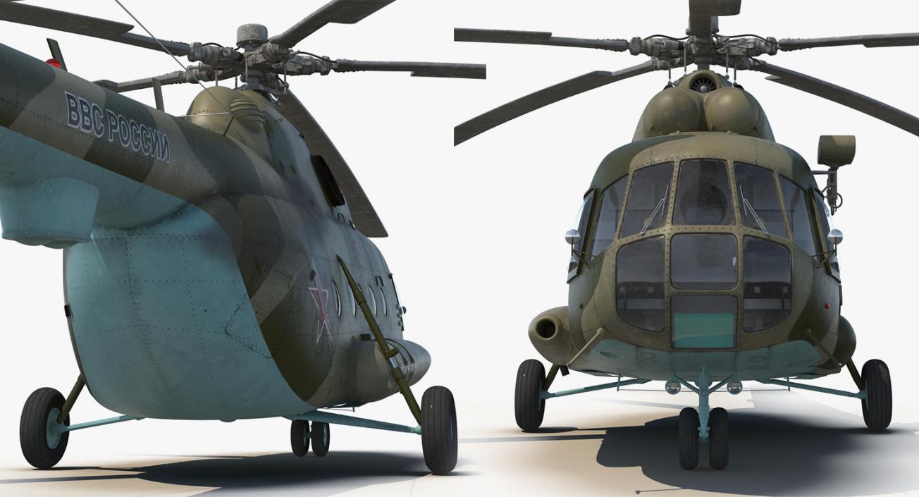 Russian Military Helicopters Collection 3D model