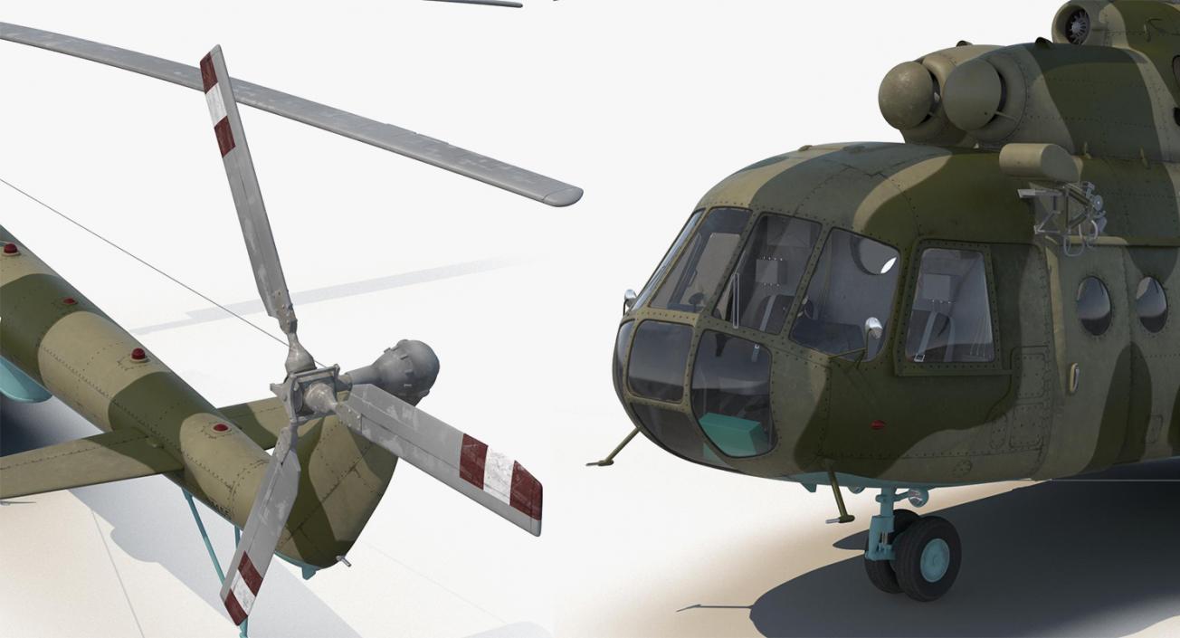 Russian Military Helicopters Collection 3D model