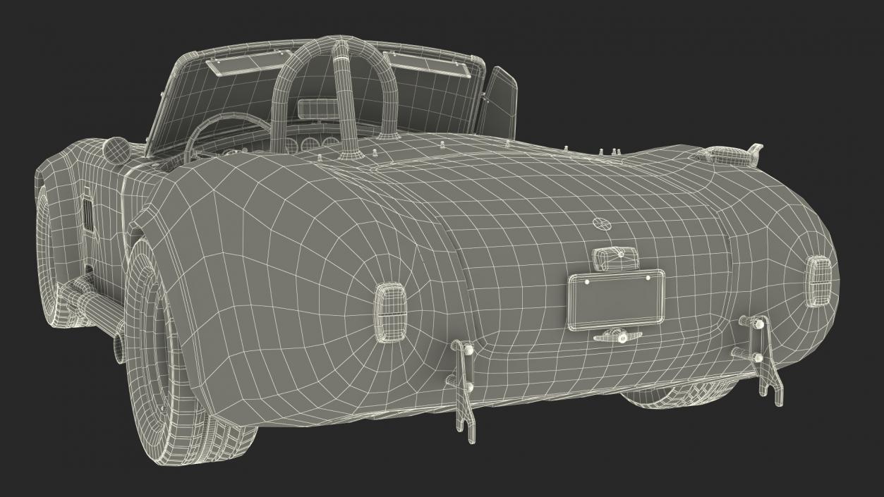 3D Shelby Cobra 1965 Simplified model