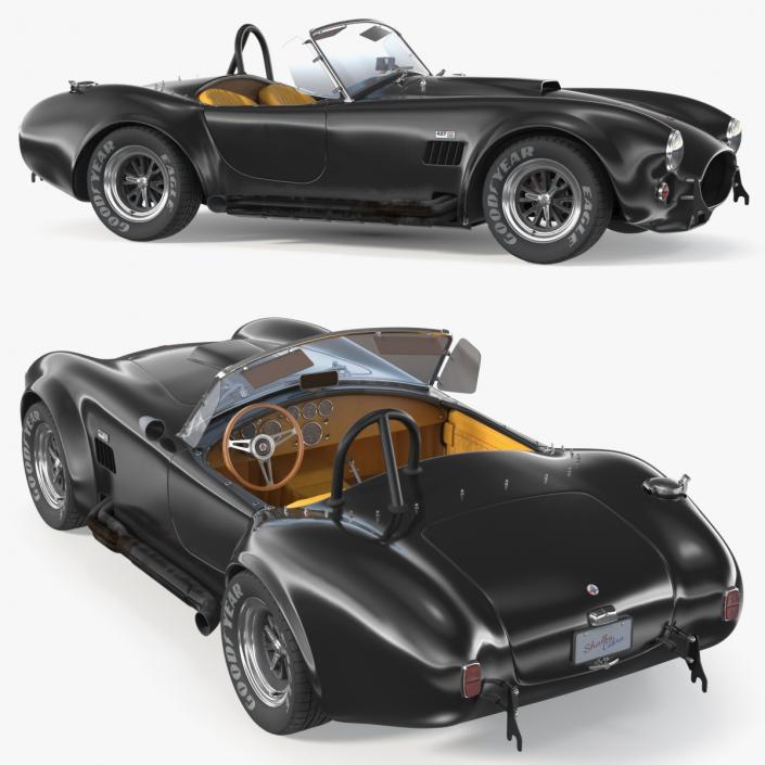 3D Shelby Cobra 1965 Simplified model