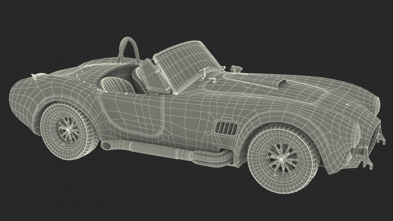 3D Shelby Cobra 1965 Simplified model