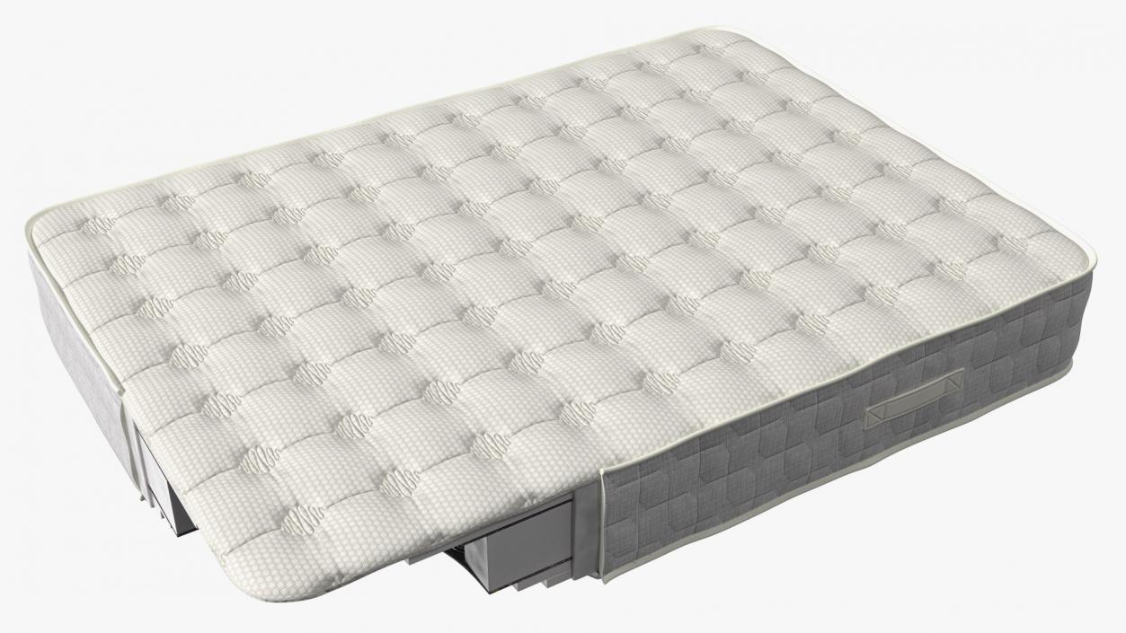 3D Orthopedic Mattress Internal Structure View model