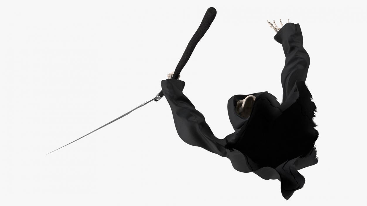 3D Grim Reaper Flying Pose model