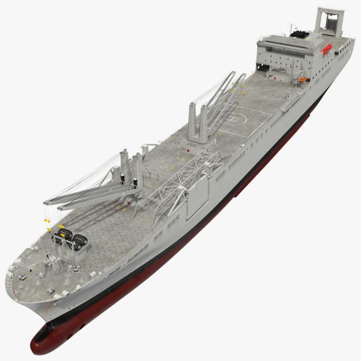 3D model USNS Bob Hope Rigged